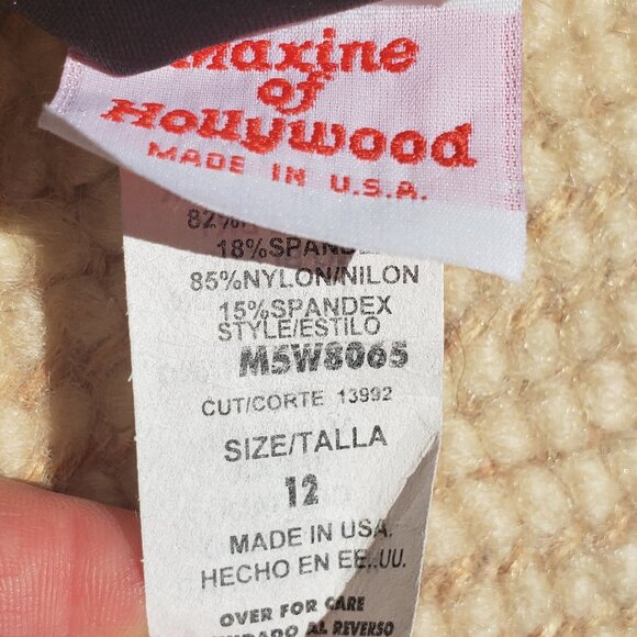 NWT Maxine of hollywood black one piece swimsuit - size 12 - Picture 4 of 6